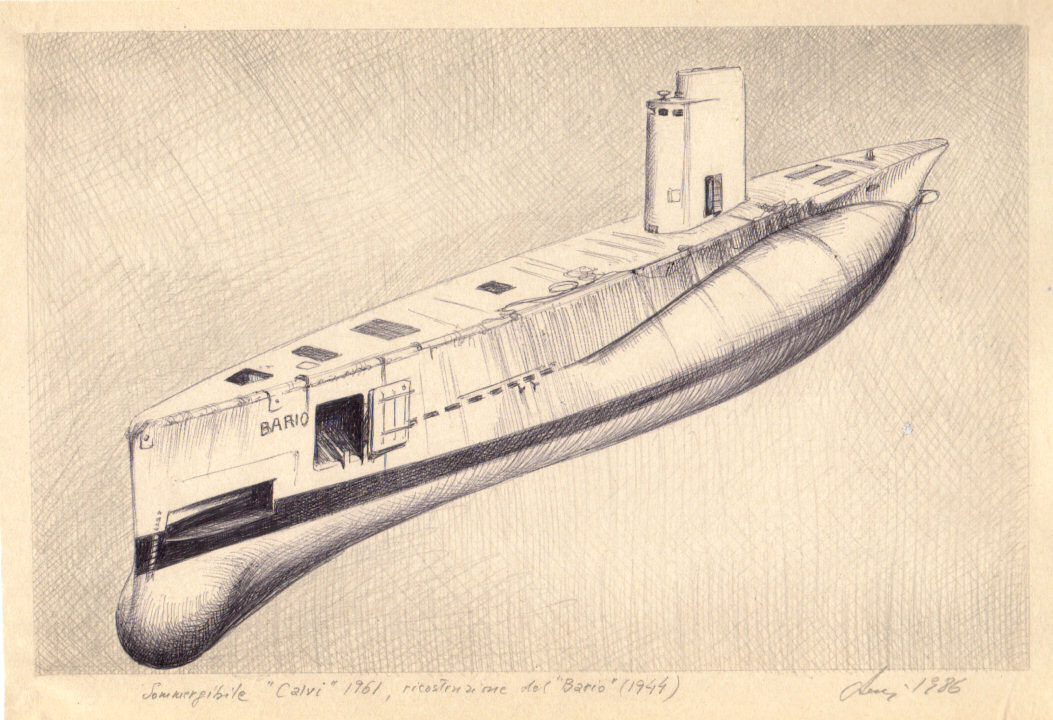 1961 - 'Calvi' - ricostruzione del 'Bario' - 1944